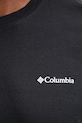 Columbia t-shirt in cotone Black Butte 2071701 nero