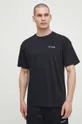 Βαμβακερό μπλουζάκι Columbia Black Butte μαύρο