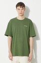 Columbia t-shirt Burnt Lake 2071711 zielony SS24