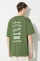 Odzież Columbia t-shirt Burnt Lake 2071711 zielony