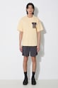 Columbia cotton t-shirt Painted Peak 2074481 yellow SS24