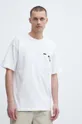 λευκό Βαμβακερό μπλουζάκι Columbia Landroamer