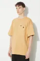 oranžová Bavlnené tričko Columbia Landroamer