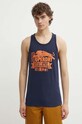 Superdry tricou print bleumarin M6010818A.2AU