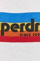 Superdry t-shirt bawełniany M6010816A.1ZX biały