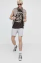 Superdry t-shirt bawełniany szary