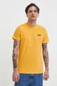 żółty Superdry t-shirt bawełniany
