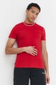 Superdry t-shirt bawełniany czerwony M1011245M.WA7