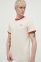Superdry pamut póló bézs M1011983A.2IK