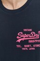 Бавовняна футболка Superdry темно-синій M1011922A.98T