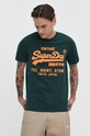 Superdry t-shirt bawełniany zielony M1011922A.27E