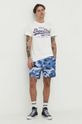 Pamučna majica Superdry M1011472A.39E bijela SS24