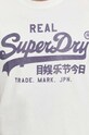Superdry t-shirt bawełniany M1011472A.39E biały