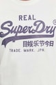 Памучна тениска Superdry M1011472A.39E бял