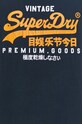 Superdry t-shirt bawełniany M1011977A.98T granatowy
