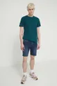 Superdry t-shirt in cotone verde