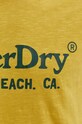 Superdry tricou din bumbac M1011893A.2AX galben