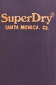 Superdry t-shirt bawełniany fioletowy M1011893A.2AW