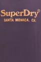 фиолетовой Хлопковая футболка Superdry