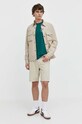 Бавовняна футболка Superdry M1011903A.2DL зелений SS24