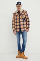 Superdry tricou din bumbac M1011914A.98T bleumarin SS24