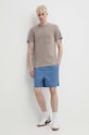Superdry tricou din bumbac M1011915A.1PC bej SS24