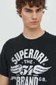 Superdry t-shirt czarny M1011919A.9RN
