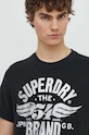 Superdry tricou negru M1011919A.9RN