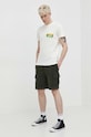 Superdry tricou din bumbac M1011904A.7BG bej SS24