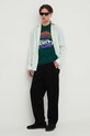 Superdry t-shirt bawełniany M1011911A.8UM zielony SS24