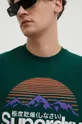 verde Superdry t-shirt in cotone