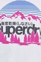 Хлопковая футболка Superdry M1011911A.01C белый