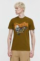 Bavlněné tričko Superdry zelená M1011978A.IE0