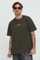 zielony Superdry t-shirt bawełniany