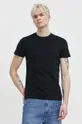 czarny Superdry t-shirt bawełniany Męski