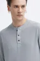 sivá Bavlnené tričko s dlhým rukávom Superdry