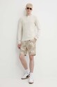 Хлопковый лонгслив Superdry M6010813A.1LG бежевый SS24