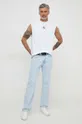 Calvin Klein Jeans pamut póló fehér