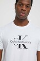 Бавовняна футболка Calvin Klein Jeans бавовна білий J30J325190