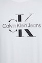 Calvin Klein Jeans pamut póló J30J325190 fehér