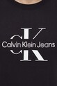 Памучна тениска Calvin Klein Jeans черен J30J325190