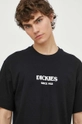 μαύρο Βαμβακερό μπλουζάκι Dickies MAX MEADOWS TEE SS