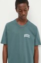 Dickies t-shirt in cotone AITKIN CHEST TEE SS sovrastampa turchese DK0A4Y8O