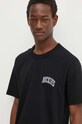 Bavlněné tričko Dickies AITKIN CHEST TEE SS potisk černá DK0A4Y8O