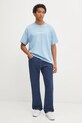Dickies t-shirt bawełniany ENTERPRISE TEE SS DK0A4YRN niebieski AW25