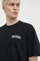 μαύρο Βαμβακερό μπλουζάκι Dickies ELLISTON TEE SS