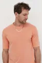 oranžová Bavlnené tričko Drykorn RAPHAEL Pánsky
