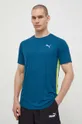 turkusowy Puma t-shirt do biegania Run Favourite Velocity