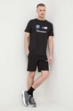 Puma t-shirt bawełniany x BMW 621314 czarny SS24