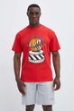 Puma tricou din bumbac print rosu 624740